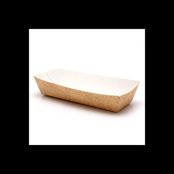 Barquetas de comida en kraft - Pack de 50 unidades Vetonek