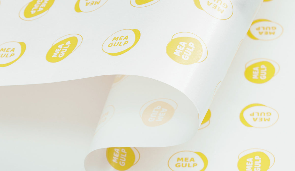 Papel antigrasa personalizado para envolver alimentos