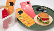 Cartas de PVC personalizadas para restaurante
