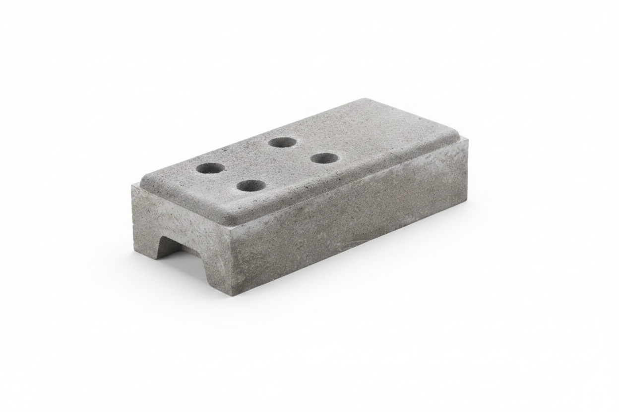 Base de Hormigón para valla de obra