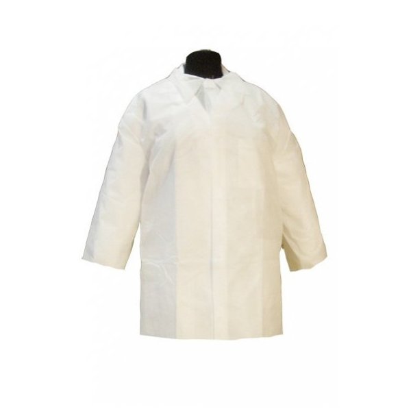 Bata desechable infantil blanca de polipropileno - 50 uds Vetonek