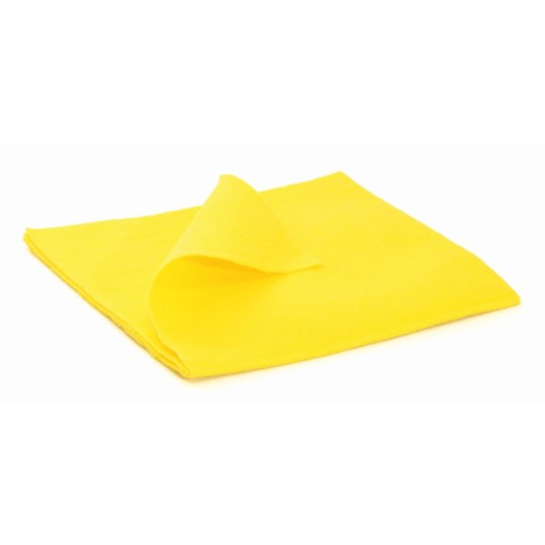 Chiffons jaunes multi-usages 38x40 cm - Lot de 10 unités Vetonek