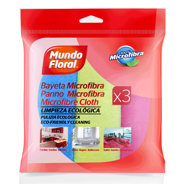 Chiffon en microfibre multi-usages - 38x28 cm - 48 pcs Vetonek