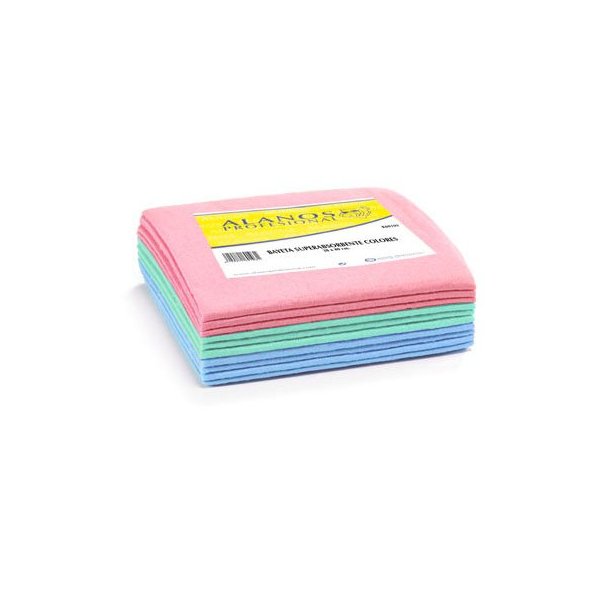Chiffon multiusages XL - lot de 10 unités super absorbantes Vetonek