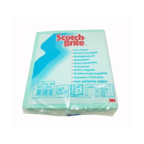 Chiffon microfibre Scotch-Brite™ 36x40 cm - Pack de 10 unités Vetonek