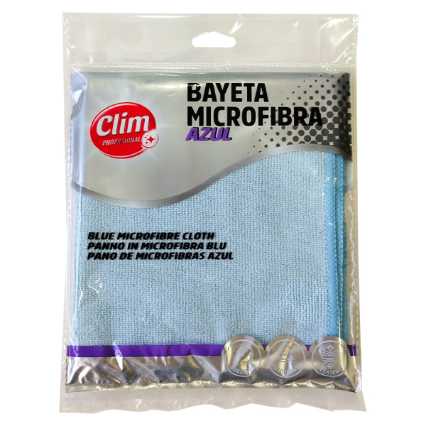 Bayetas de Microfibra Azul XL para Limpieza - Pack 12 Vetonek