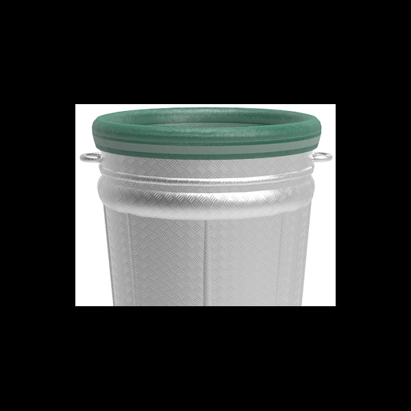 Bolsas de basura 85x100 cm 120L con autocierre verde - Rollo 10 uds Vetonek