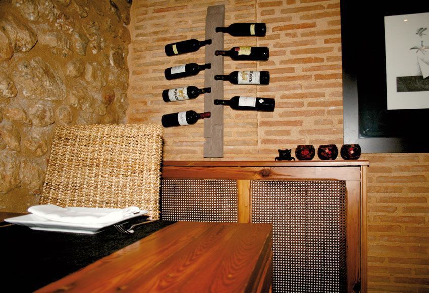 Botellero Nieva en bodega