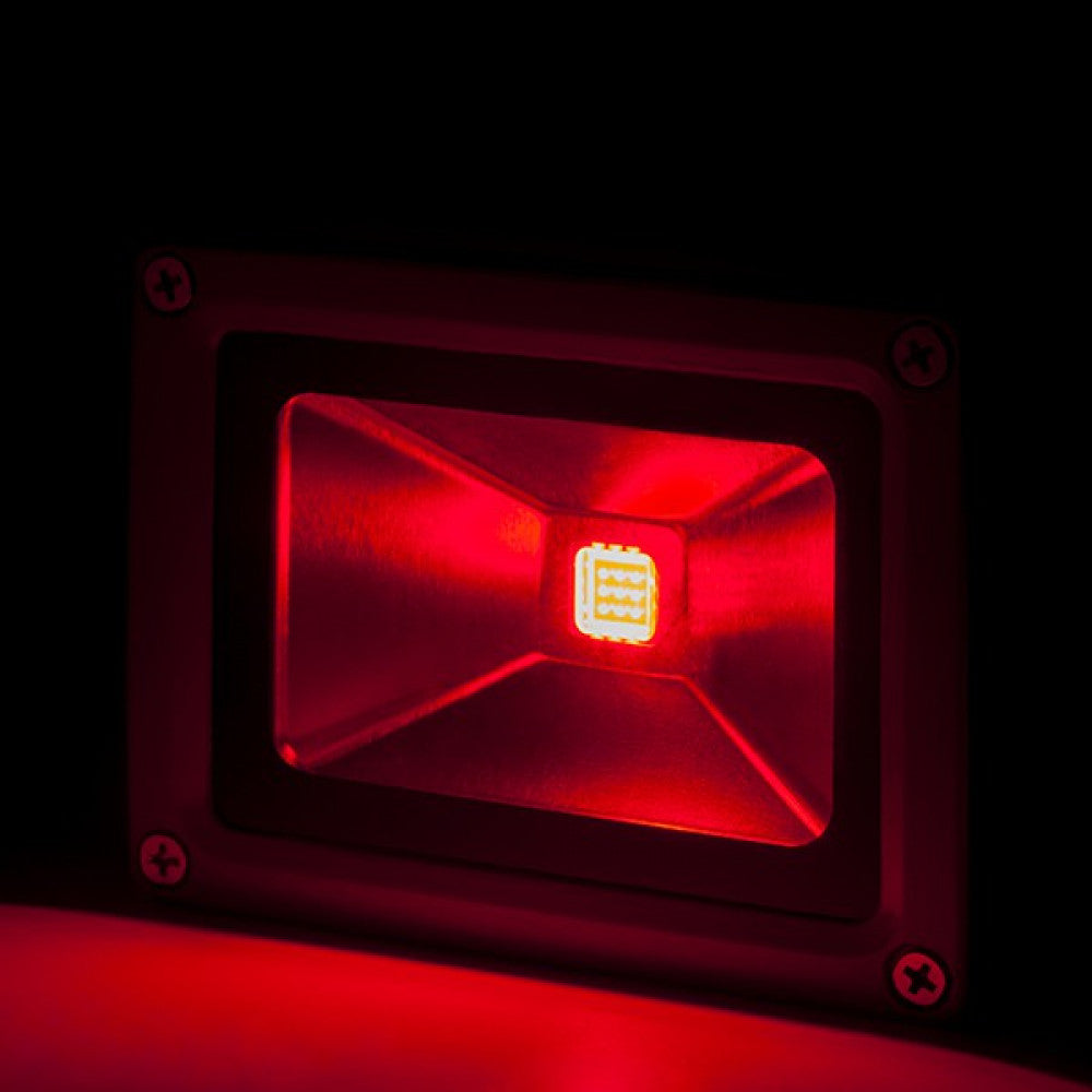 Proyector LED IP65 Brico Rojo — Vetonek