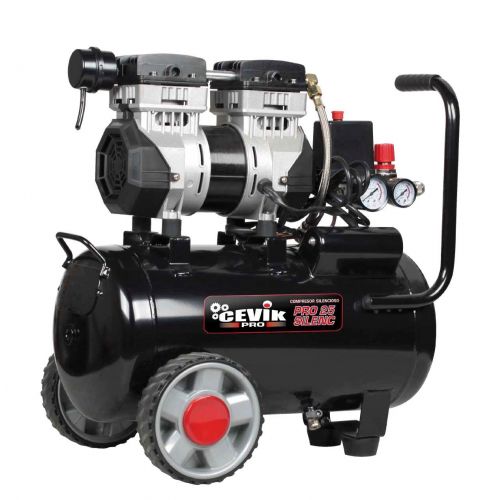 Compresor ultrasilencioso sin aceite 25 L Cevik Pro - Vetonek
