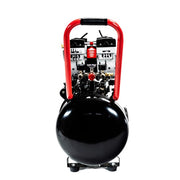 Detalle del compresor ultrasilencioso sin aceite de 80 L y 3 HP Cevik Pro - Vetonek