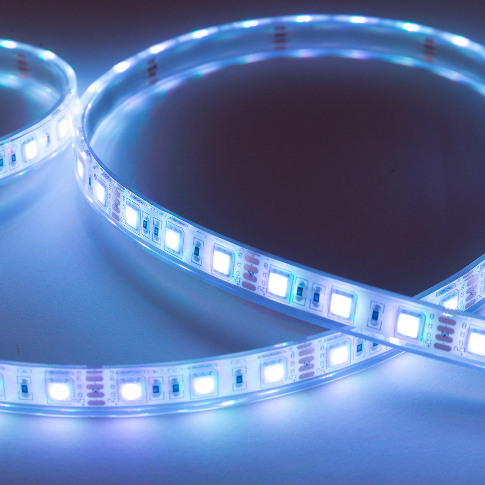 Tira de 60 LEDs 72W 4.000Lm SMD5050 12VDC IP68 RGB Sumergible x5M — Vetonek (2)