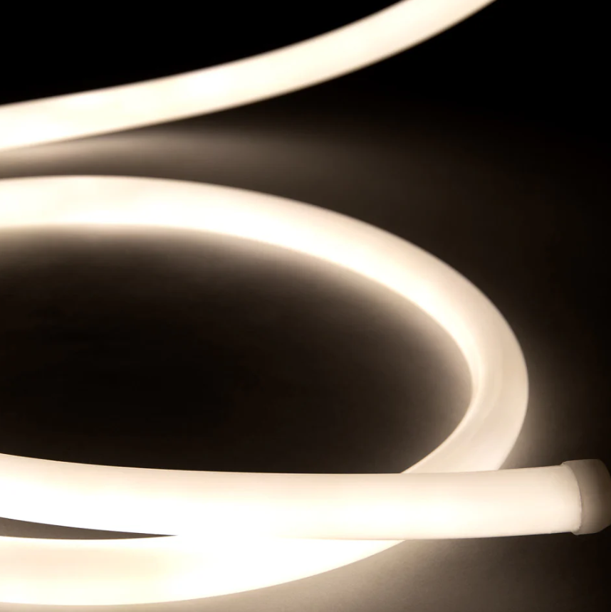 Neón LED flexible circular Vetonek — sección circular Ø15 mm