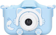 Cámara para Niños 20MP HD 2.0” + Tarjeta 32GB – Azul y Rosa, Compacta y Divertida - Vetonek