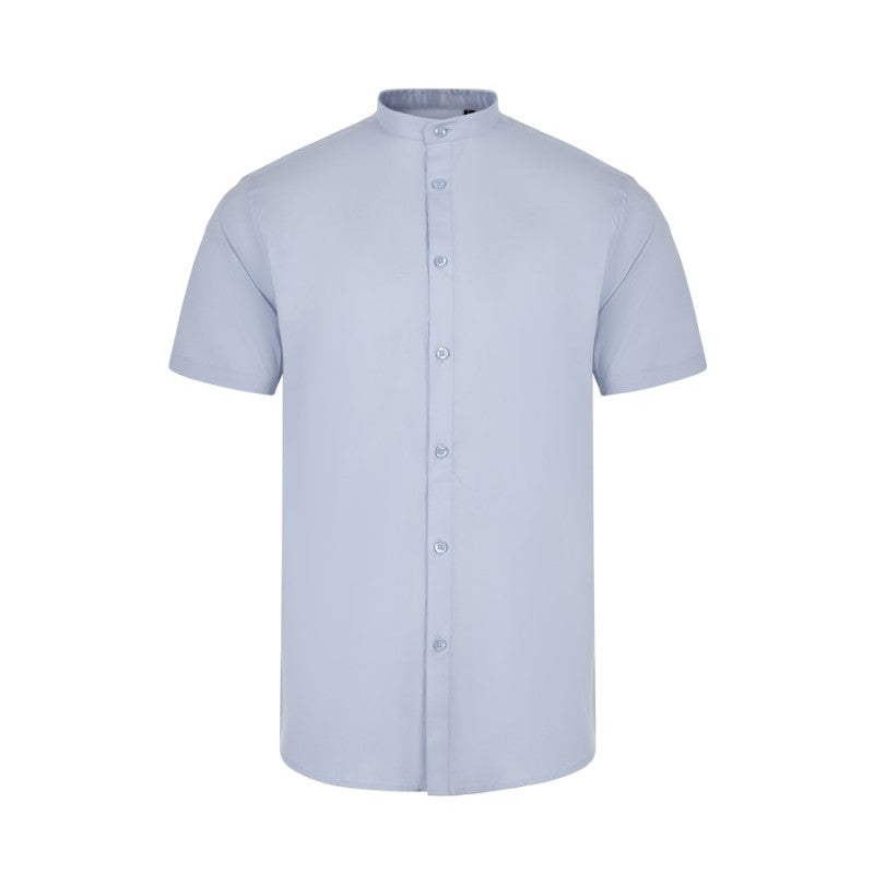 Camisa cuello mao manga corta blanca Velilla 405012S - Vetonek