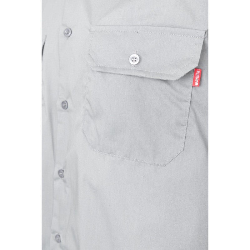 Camisa de manga larga Velilla 520 en azulina - Vetonek