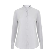 Detalle de cuello tirilla y puño de la camisa de mujer Velilla 405015S - Vetonek