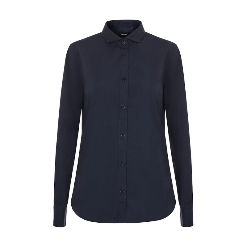 Camisa de popelín de manga larga para mujer Velilla 405011 - Vetonek
