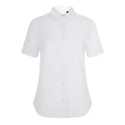 Camisa Oxford stretch de manga corta para mujer Velilla 405025S - Vetonek