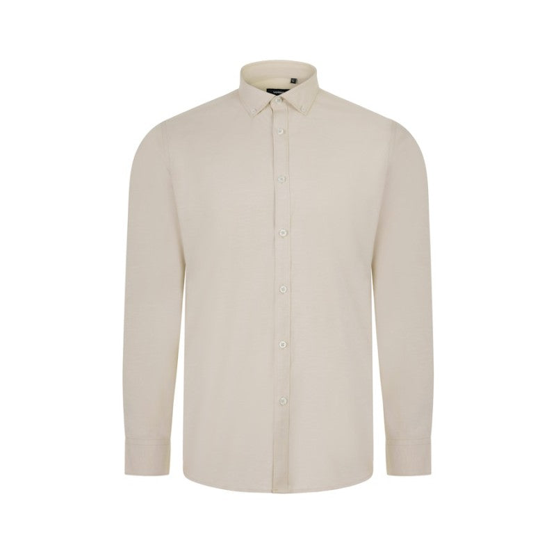 Camisa Oxford stretch de manga larga para hombre Velilla 405004S - Vetonek