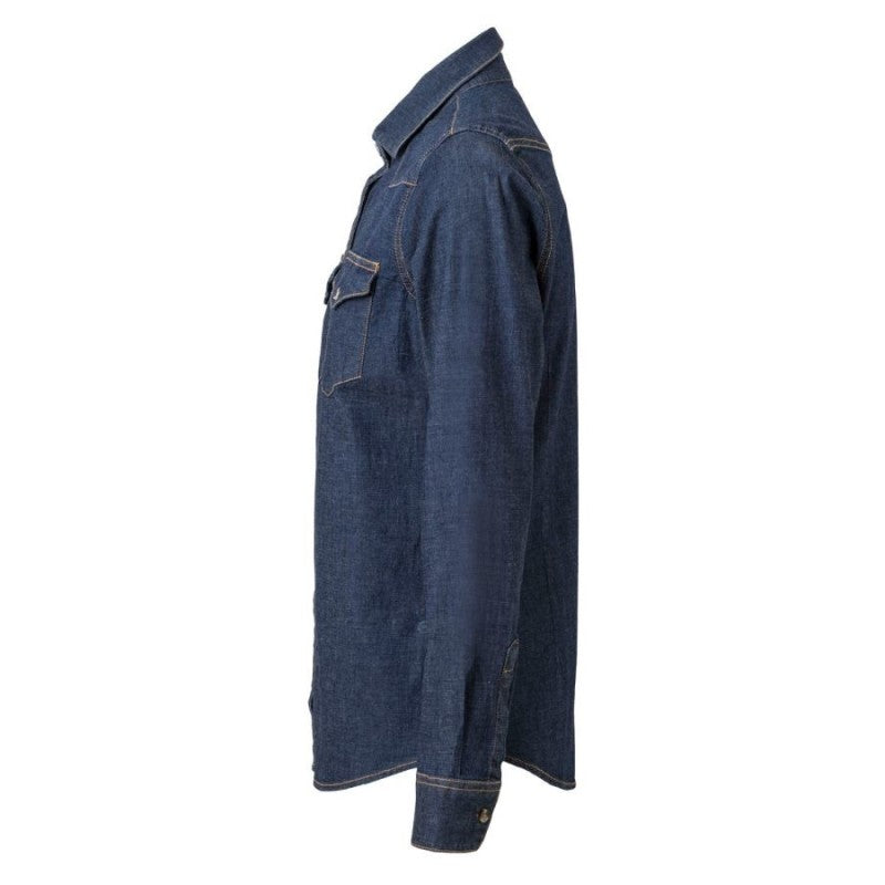 Espalda con canesú de la camisa vaquera de mujer Velilla 405007S - Vetonek