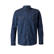 Camisa vaquera stretch de manga larga para hombre Velilla 405006S - Vetonek