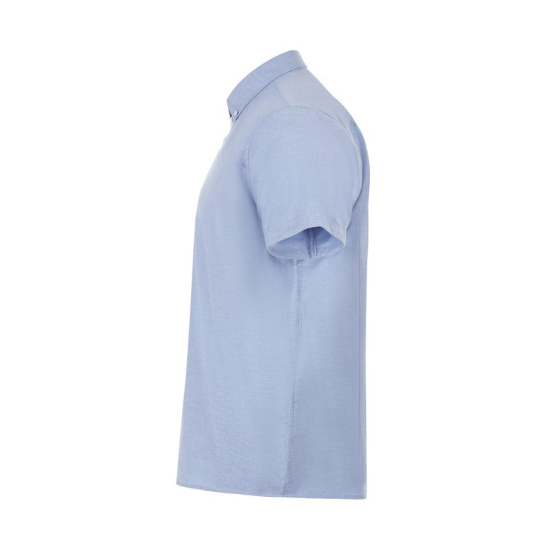 Camisa Oxford stretch manga corta blanca Velilla 405024S - Vetonek