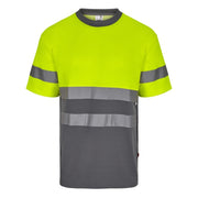 Camiseta de algodón bicolor de alta visibilidad Velilla 305613 - Vetonek