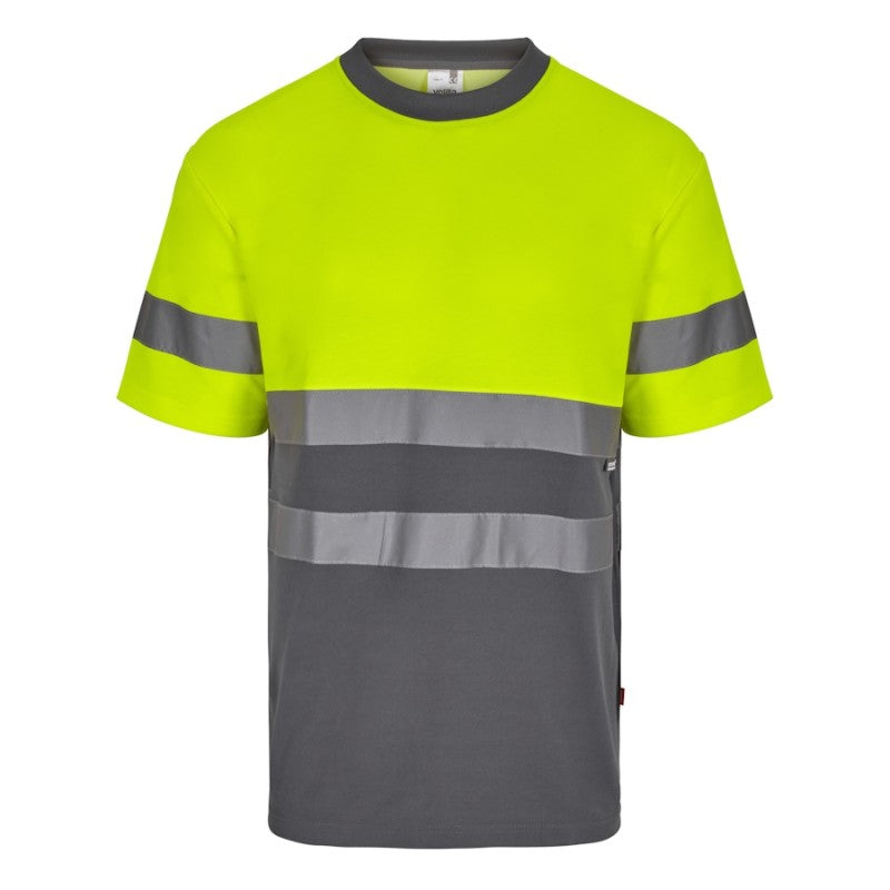 Camiseta de algodón bicolor de alta visibilidad Velilla 305613 - Vetonek