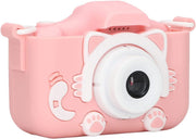 Cámara para Niños 20MP HD 2.0” + Tarjeta 32GB – Azul y Rosa, Compacta y Divertida - Vetonek