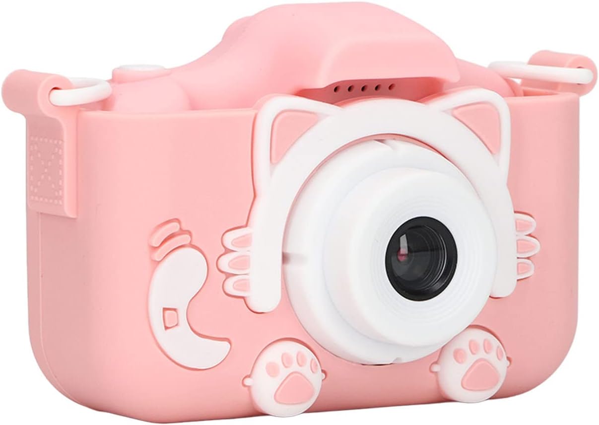 Cámara para Niños 20MP HD 2.0” + Tarjeta 32GB – Azul y Rosa, Compacta y Divertida - Vetonek