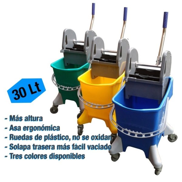 Chariot de lavage avec presse PLUS 30 litres Vetonek
