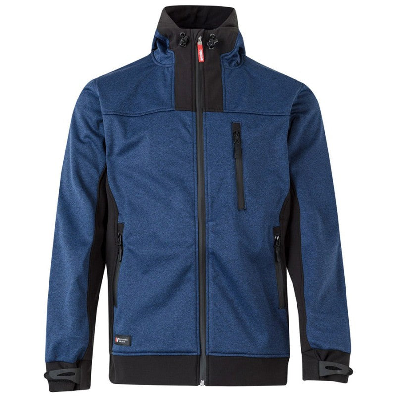 Cazadora soft shell bicolor con capucha Velilla 206007 - Vetonek