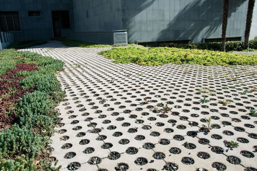 Detalle de la celosía Pavicésped Obanos
