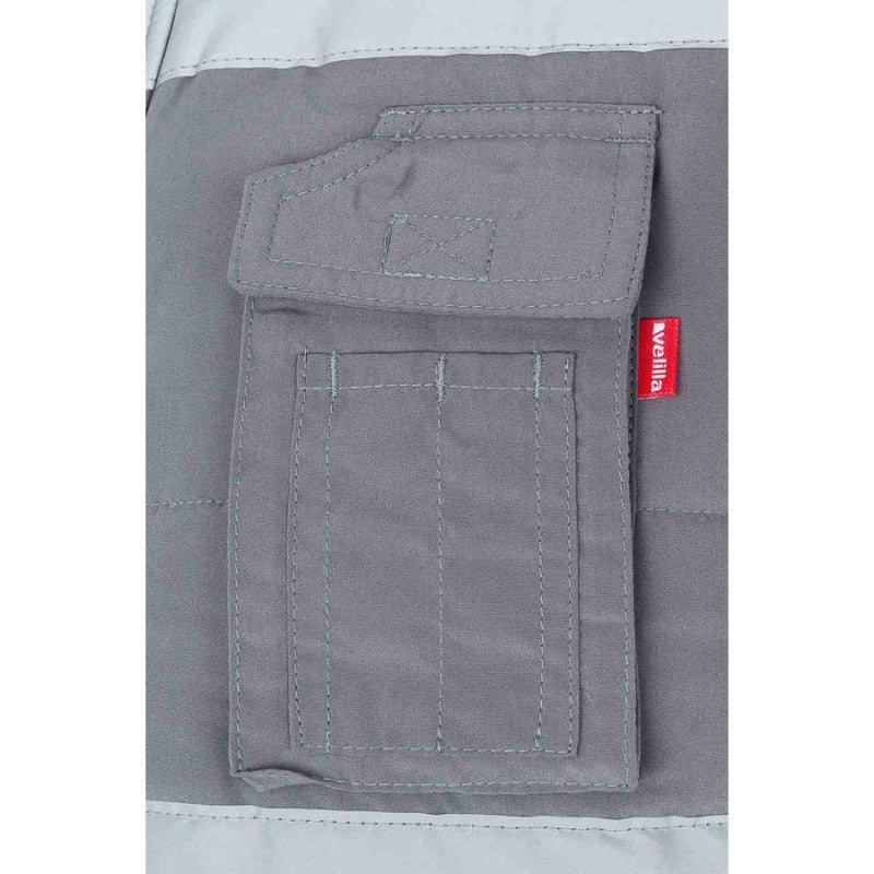 Chaleco acolchado reflectante Velilla 205904 en gris - Vetonek
