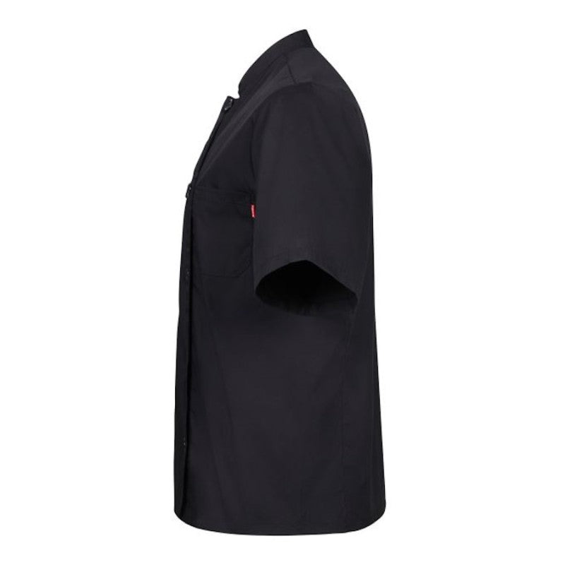 Chaquetilla de cocina negra de manga corta Velilla 405201 - Vetonek