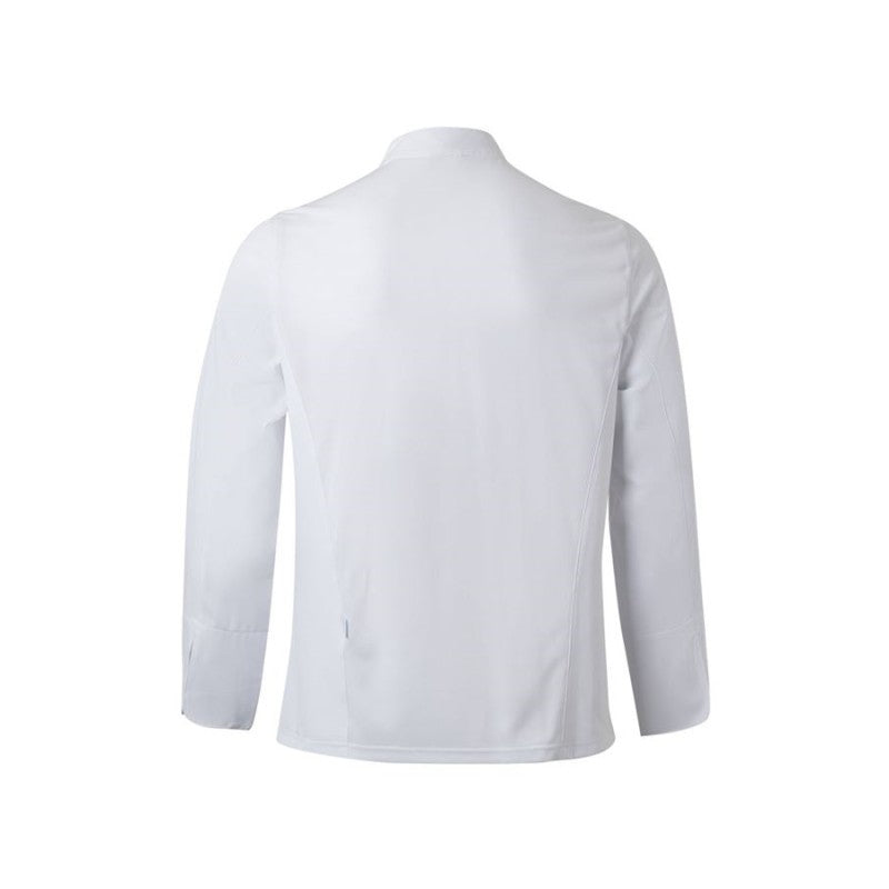 Chaquetilla de cocina de microfibra blanca Velilla 405210 - Vetonek