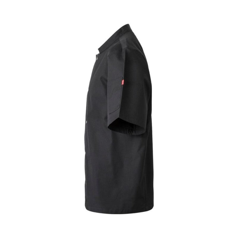 Chaquetilla de cocina negra con automáticos Velilla 405205 - Vetonek