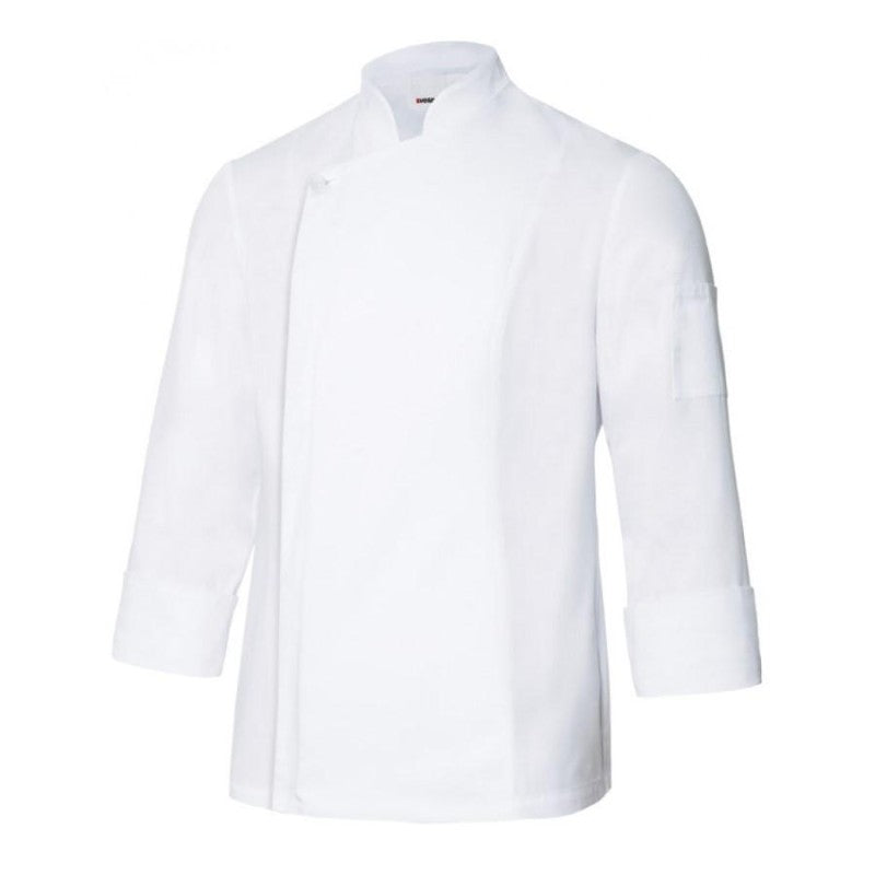Chaqueta de cocina con cremallera oculta Velilla 405202TC - Vetonek