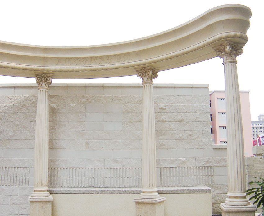 Detalle del capitel de la Columna Herramélluri