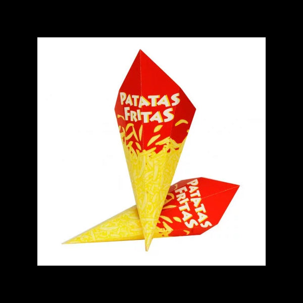 Envases para Patatas Fritas - Pack de 100 Uds Vetonek