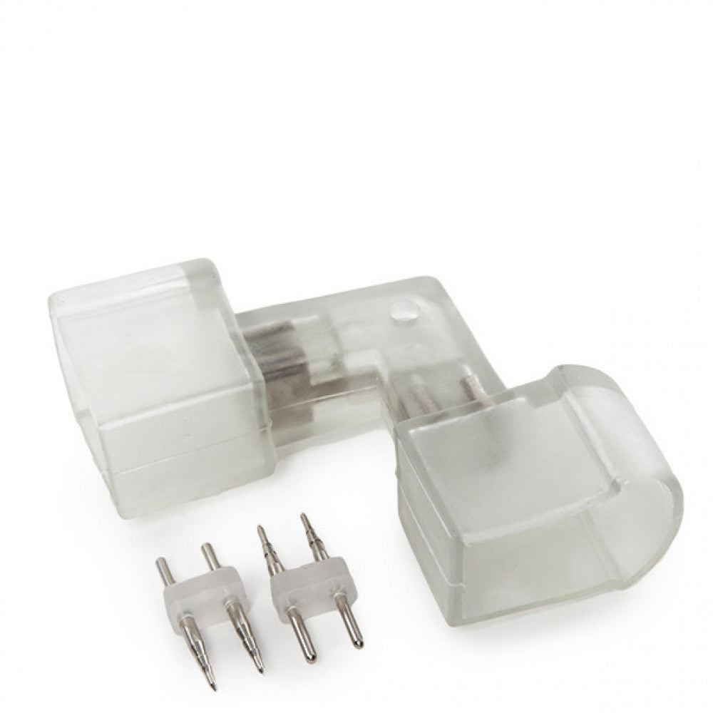 Conector L Neon Flex 80 — Vetonek