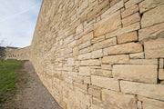 Muro de piedra natural con mampostería Duna Olite Dorado - Vetonek