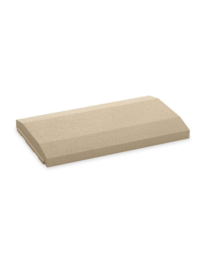 Cubremuros Cinca de hormigón, remate achaflanado de 49,2 cm para coronar muros - Vetonek