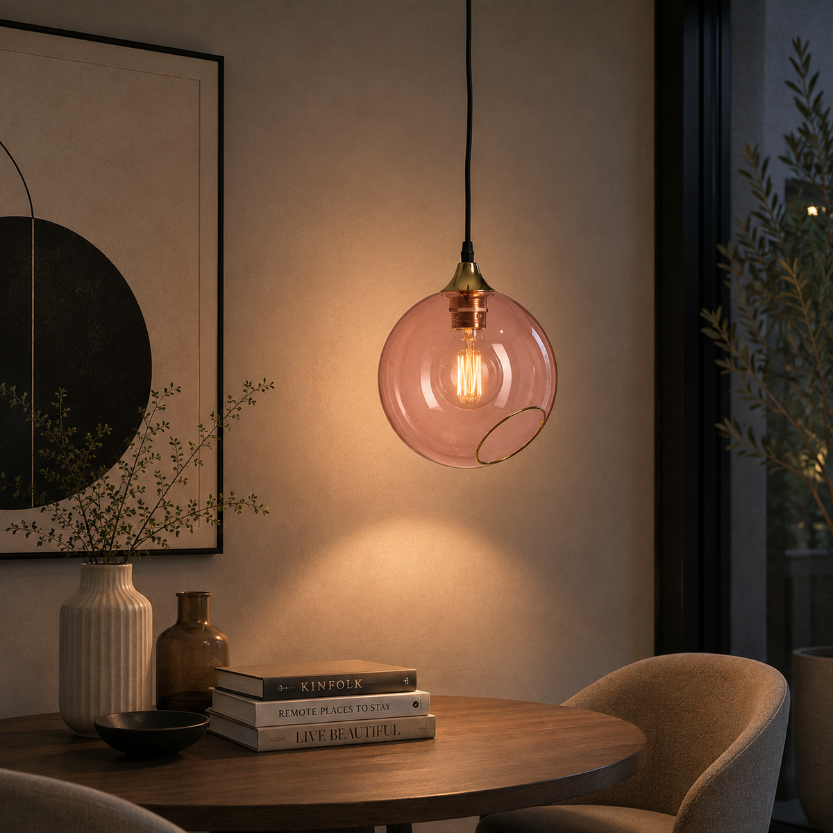 Lámpara Colgante "Ballroom Rose" E27 — Vetonek