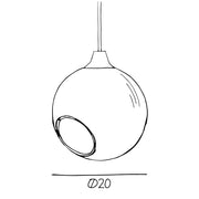 Lámpara Colgante "Ballroom Smoke" E27 — Vetonek (4)