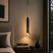 Lámpara Colgante "Marble Art Charcoal" GU10 — Vetonek