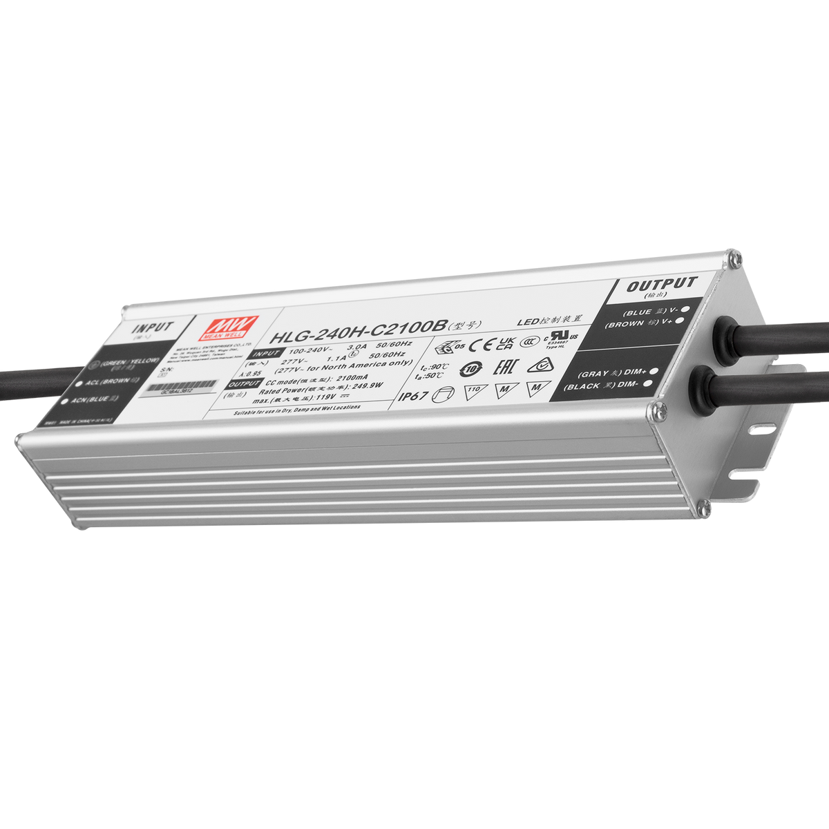 Driver LED Meanwell 90-305VAC IP67 — Vetonek (3)
