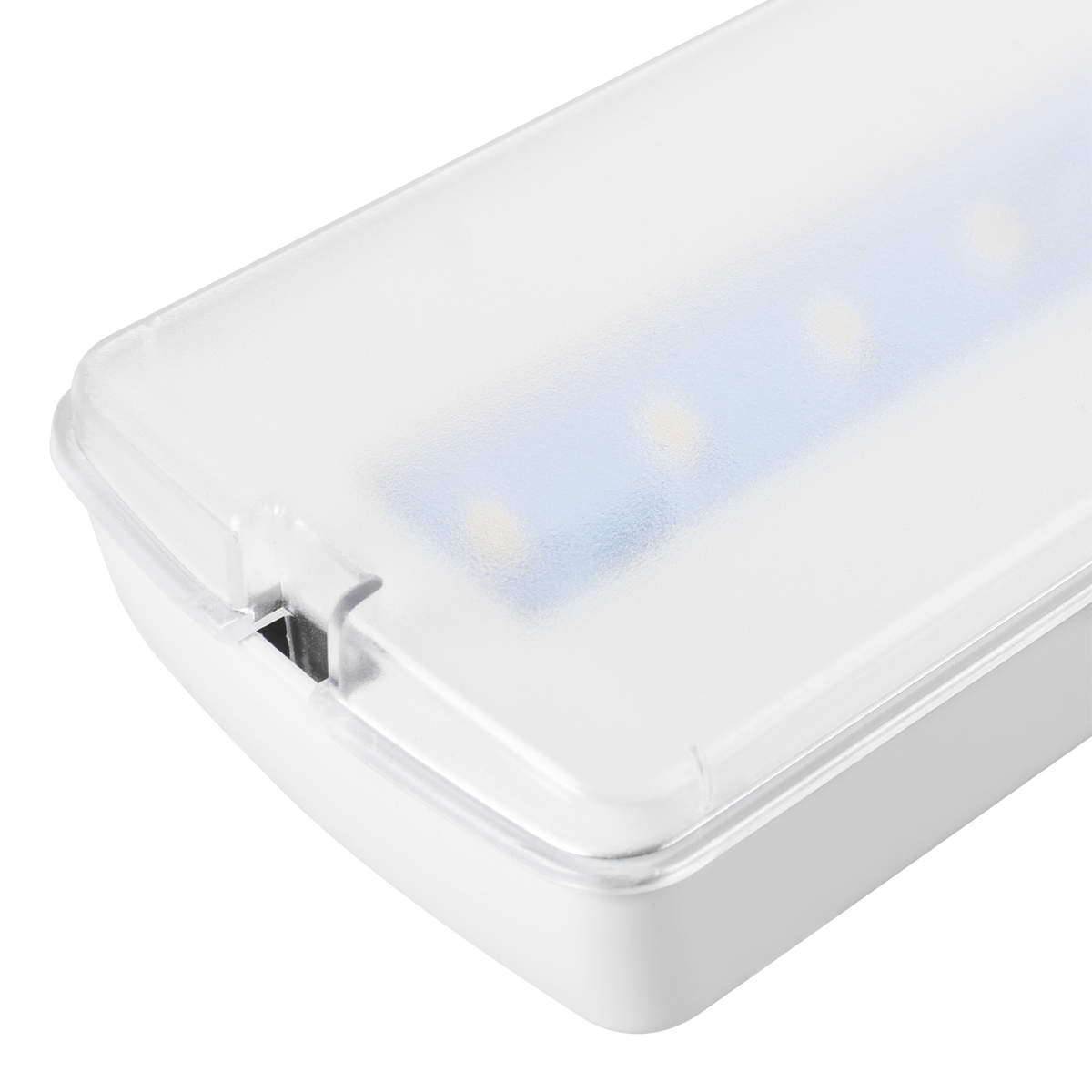 Kit Emergencia Led Empotrable 200LM Autotest Caja estanca IP65 / Permanente / No Permanente 5000K — Vetonek (3)