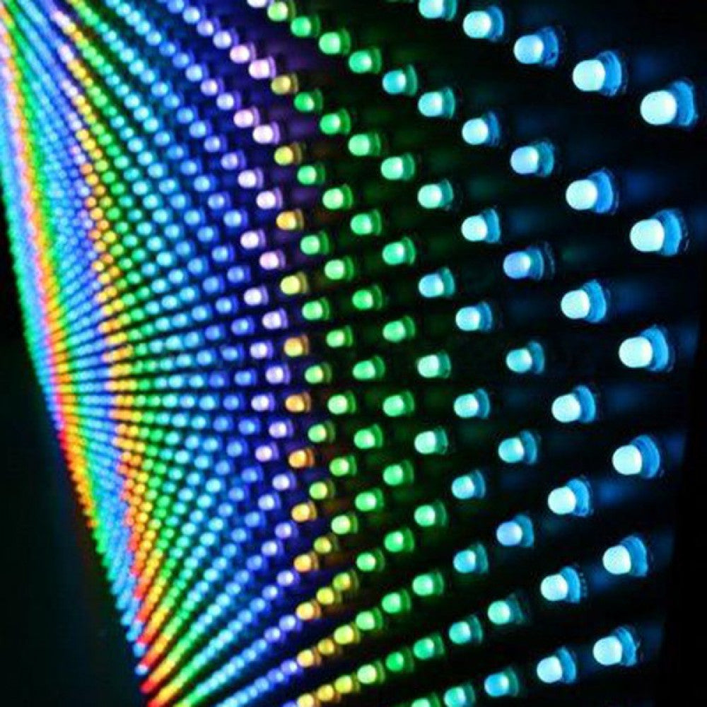 Pixel LED 0.1W 2Lm 5V Epistar (Cadena 50 Unidades) Amarillo — Vetonek (7)